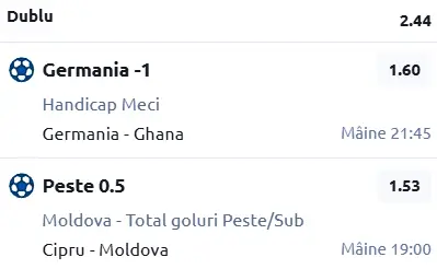 Biletul zilei Fotbal 30 Martie 2026