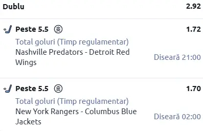 Biletul zilei Hochei 03.03.2026