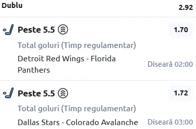 Biletul zilei Hochei 07 Martie 2026