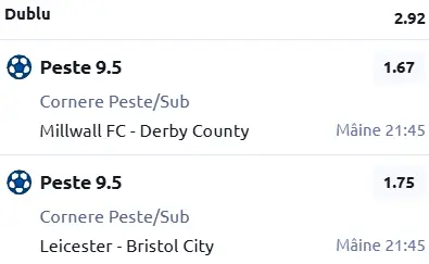 Biletul zilei fotbal 10 Martie 2026