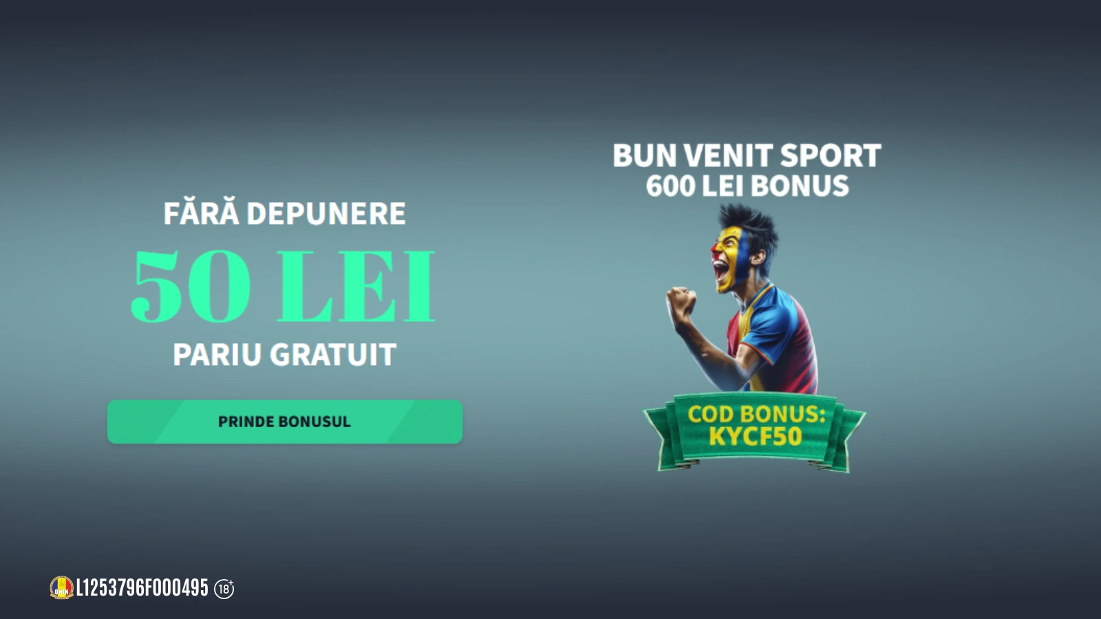 Bonus fără depunere Get’s Bet 50 Lei Pariu Gratuit pentru meciul Turcia vs România