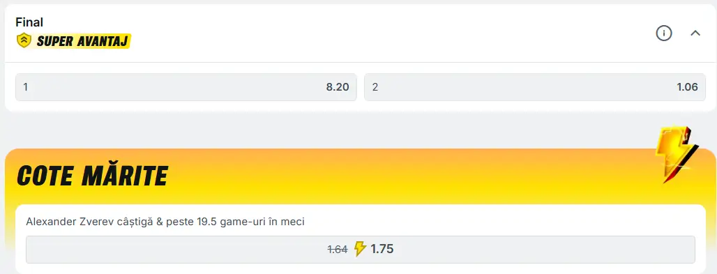 Cote pariuri la Superbet - duel echilibrat între big-serveri la Miami 2026 Open, Martin Damm vs Alexander Zverev