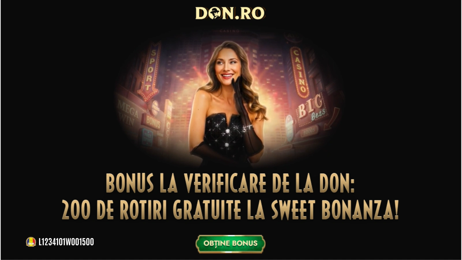 Don Casino - 200 de rotiri gratuite fără depunere