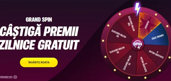 Napoleon Games Grand Spin – învârte zilnic gratuit și vezi ce ți-a pregătit roata