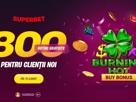 Superbet 800 Rotiri Gratuite – bonus nou pentru jucători