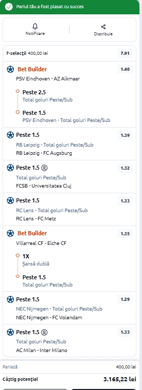 Bilet de weekend din fotbal 07.03.2026