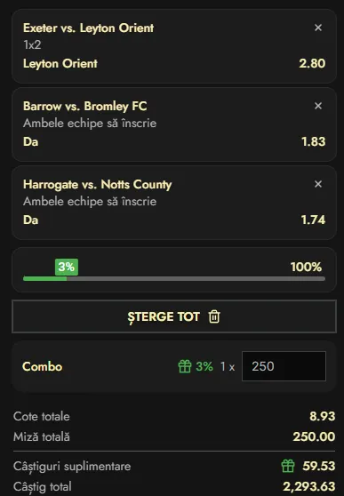 Biletul Zilei cotă 10 recomandat de IA