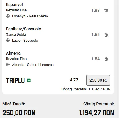 Biletul Zilei de luni recomandat de AI