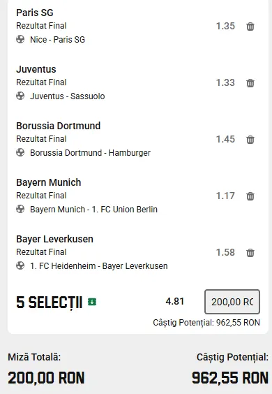 Biletul Zilei la Unibet generat de IA