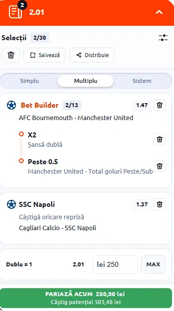 Cota 2 la Betano 20.03