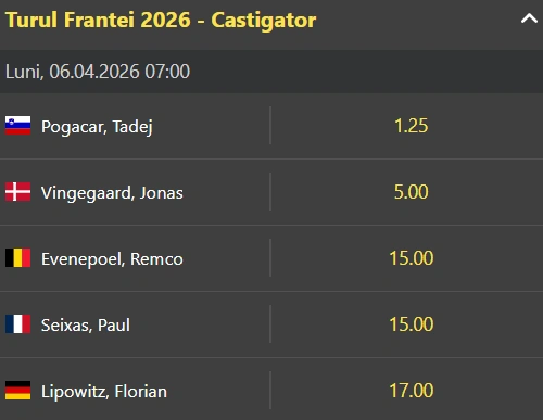 pariuri ciclism Turul Franței 2026 winbet