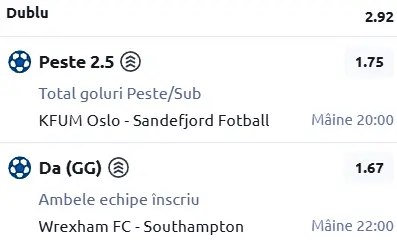 Biletul zilei Fotbal 07 Aprilie 2026