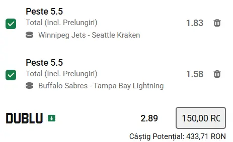 Biletul zilei Hochei 07 Aprilie 2026