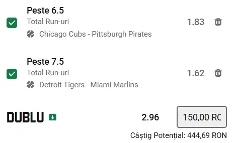 Biletul zilei baseball 11 Aprilie 2026