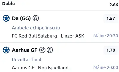 Biletul zilei fotbal 10 Aprilie 2026