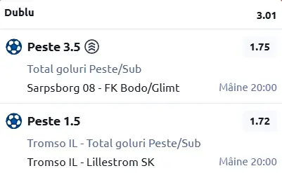 Biletul zilei fotbal 15 Aprilie 2026