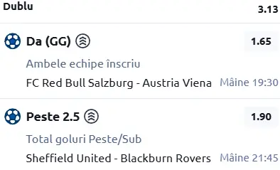 Biletul zilei fotbal 22 aprilie 2026