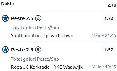 Biletul zilei fotbal 28.04.2026