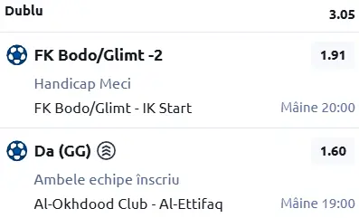 Biletul zilei fotbal 30 aprilie 2026