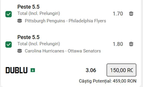 Biletul zilei hochei 21 Aprilie 2026