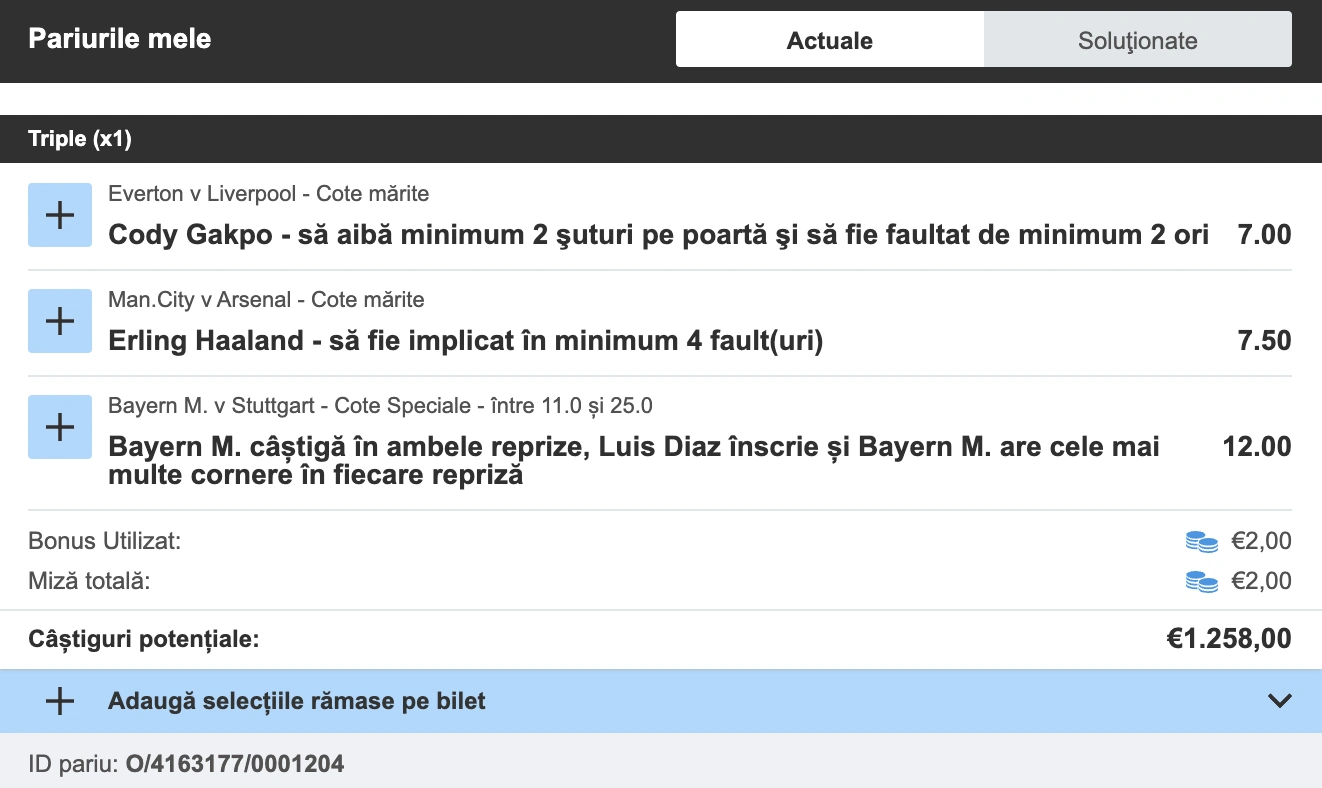 Biletul zilei la Betfair pe Pariuri Speciale. Câștig uriaș de 6000 de lei cu miză mică, 19.04.2026