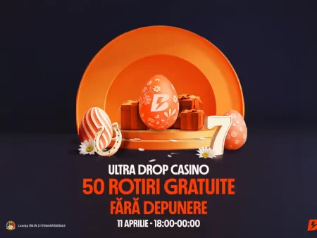 Ultra Drop Betano Casino: 50 Rotiri Gratuite fără depunere pe 11 aprilie
