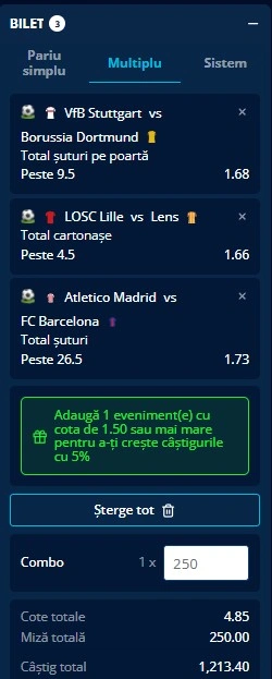 Biletul zilei azi din Pariuri Speciale 4 aprilie 2026