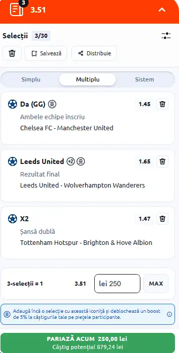 Biletul Zilei cu AI din Premier League 18.04