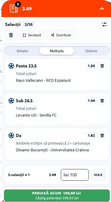 Biletul zilei din Pariuri Speciale 23.04.2026