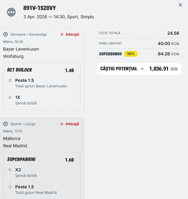 Biletul zilei din Suparpariuri 04.04.2026