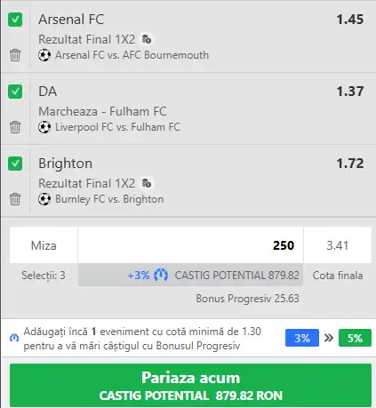 Biletul Zilei generat de AI la Winbet