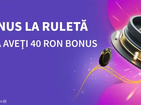 Bonus 40 RON la ruletă doar joi, la Don Casino