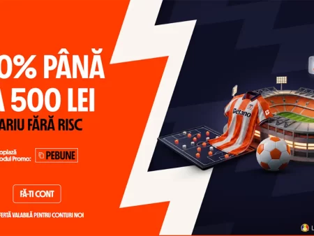 Bonus de Bun Venit 500 RON Pariu fără Risc și fără rulaj la Betano
