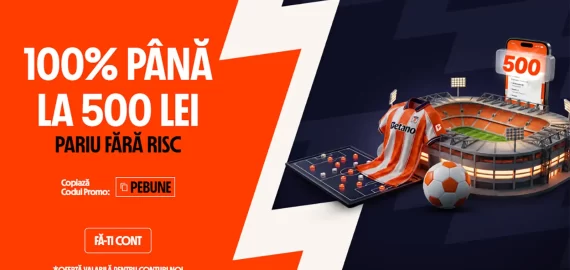 Bonus de Bun Venit 500 RON Pariu fără Risc și fără rulaj la Betano