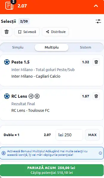 Cota 2 din fotbal 17 aprilie