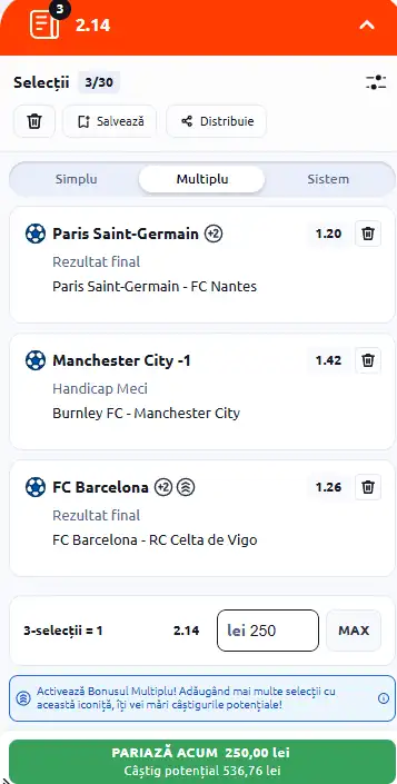 Cota 2 din fotbal 22 aprilie