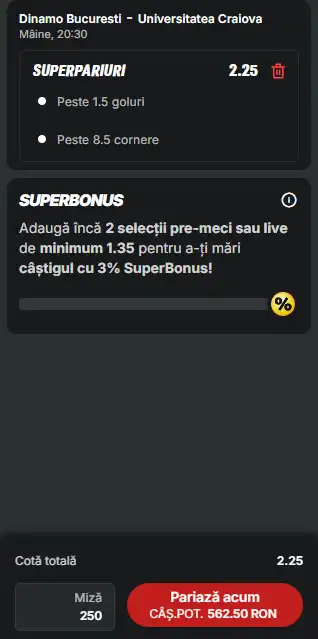 Cota 2 din fotbal 23 aprilie