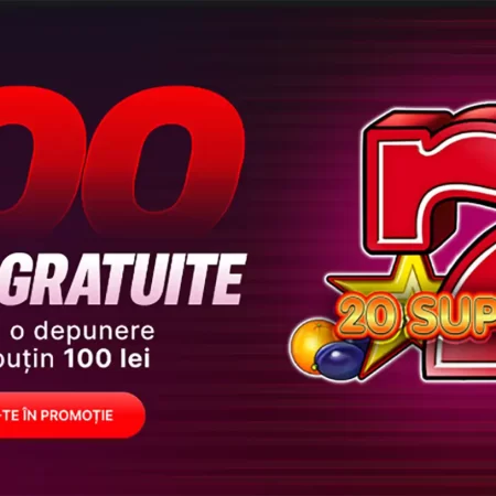 Obține astăzi 100 Rotiri Gratuite la 20 Super Hot, la Superbet