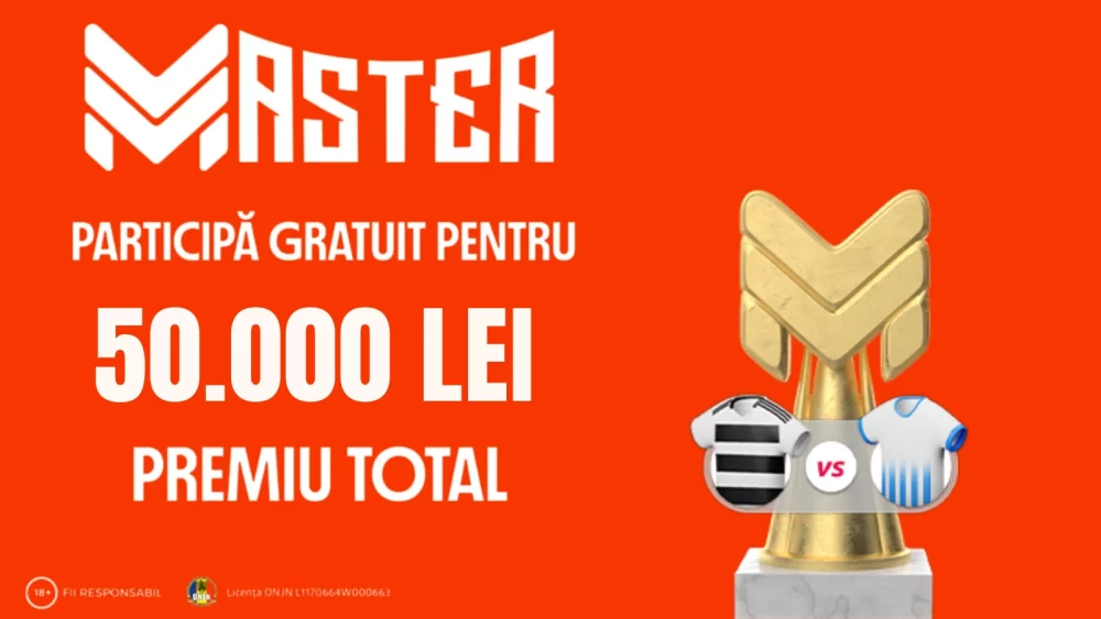Betano Master pentru U Cluj vs Universitatea Craiova în Finala Cupei României