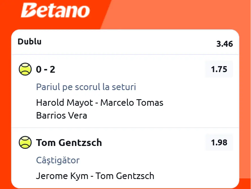 Biletul zilei calificări Roland Garros la Betano  mizăm pe chilian și pe o surpriză a neamțului pe zgura de la Paris