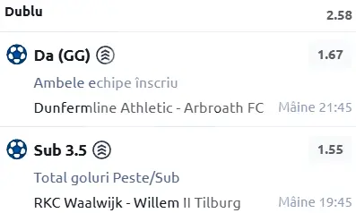 Biletul zilei fotbal 05 Mai 2026