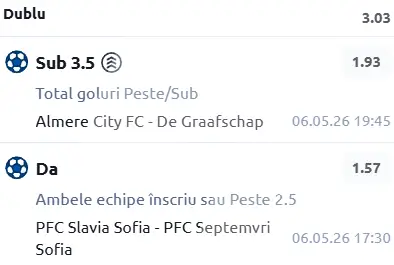 Biletul zilei fotbal 06.05.2026
