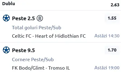 Biletul zilei fotbal 16 mai 2026