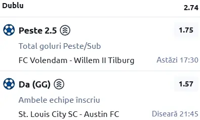 Biletul zilei fotbal 23.05.2026