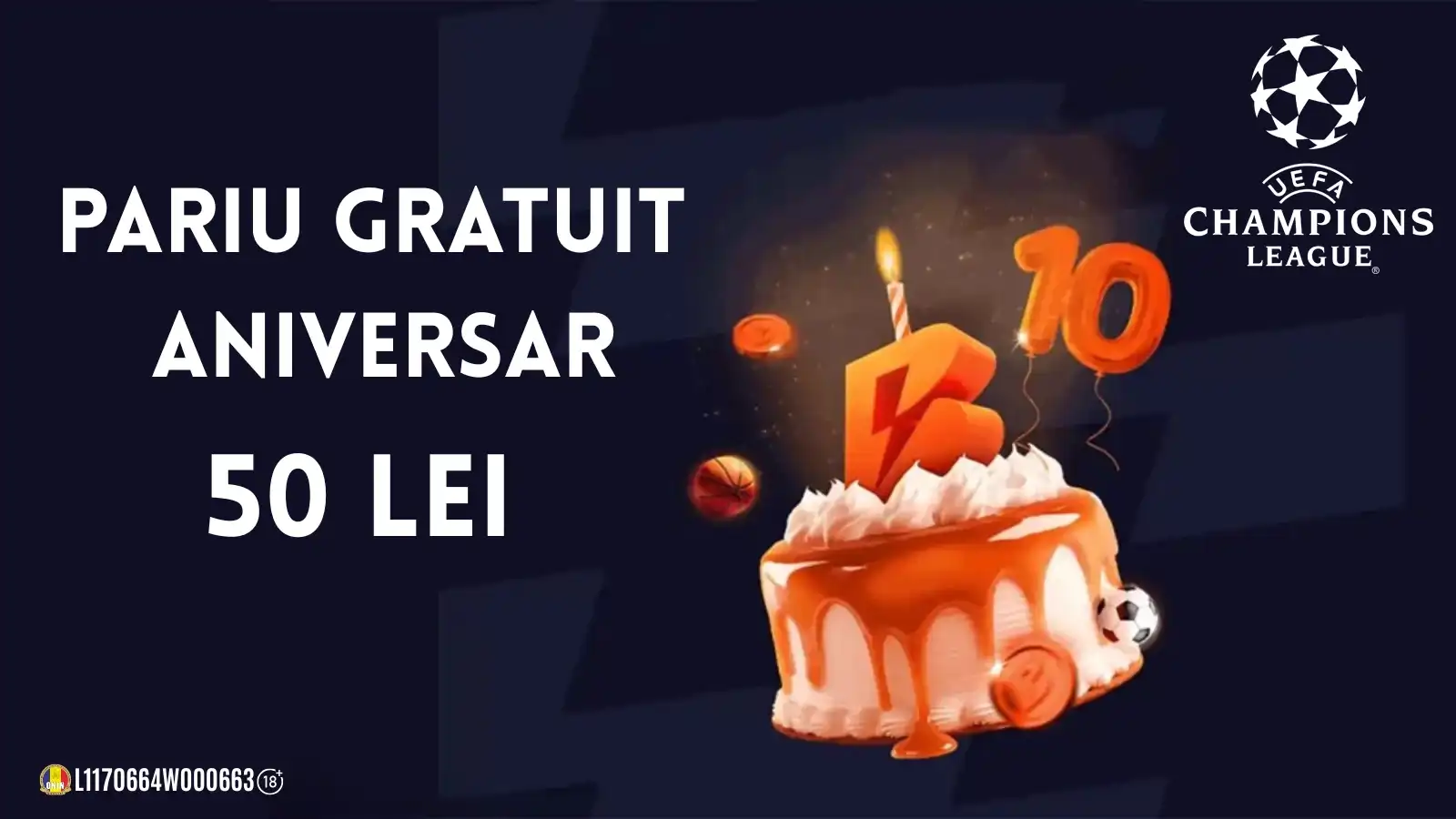 Pariază pe finala Champions League la Betano și primești Freebet 50 RON