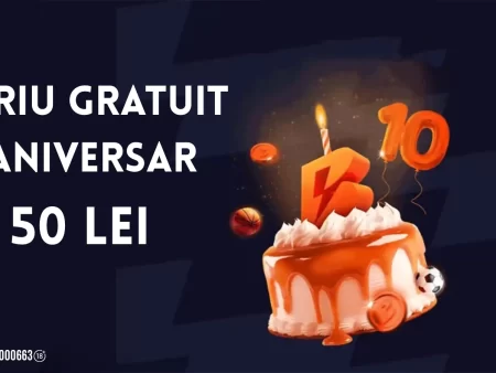 Pariu Gratuit Aniversar la Betano în valoare de 50 lei, doar astăzi, 27 mai 2026