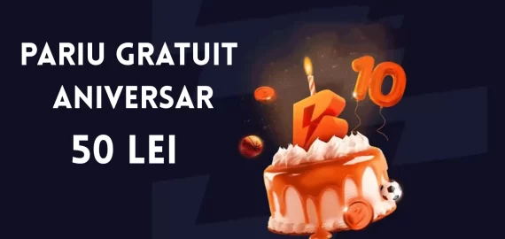Pariu Gratuit Aniversar la Betano în valoare de 50 lei, doar astăzi, 27 mai 2026