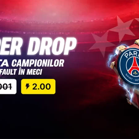 Super Drop în finala Champions League – Cotă 2.00 pentru un singur fault în meci
