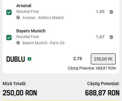 Biletul returului semifinalelor UCL