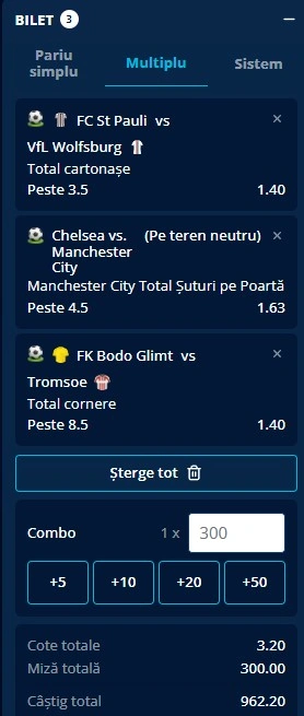 Biletul zilei din fotbal la Mr Bit 16.05.2026